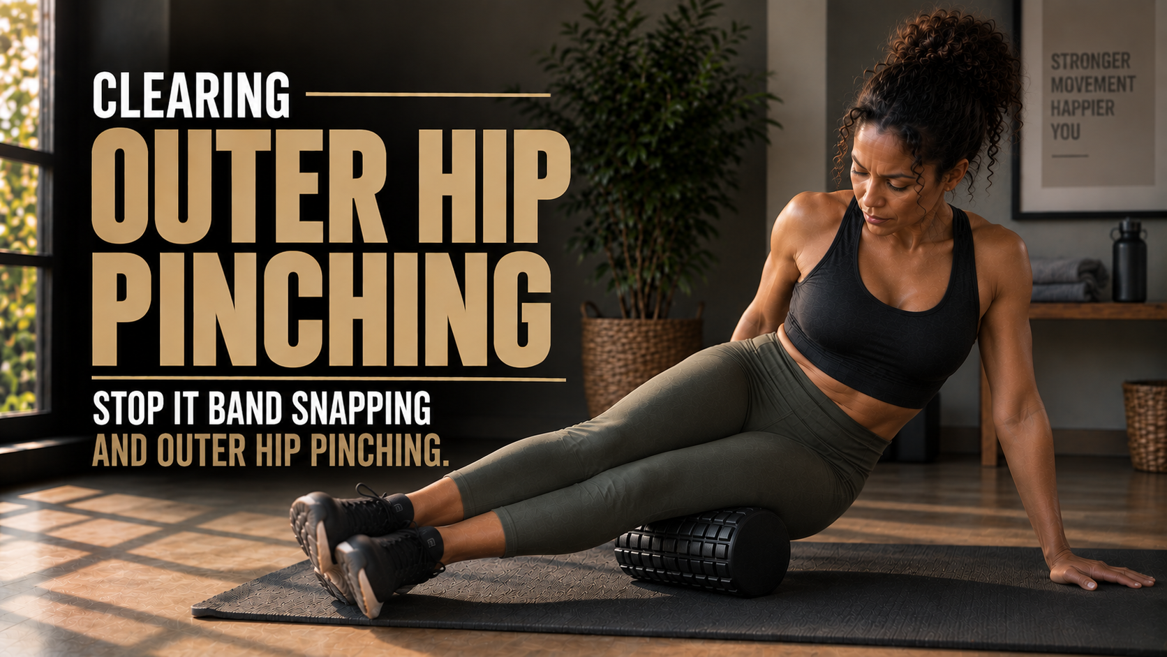Stop IT band snapping and outer hip pinching